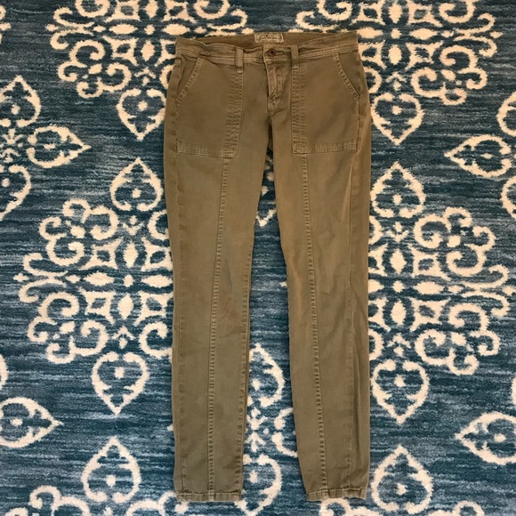 Lucky Brand olive green jeans size 2 / 26 - Picture 1 of 5